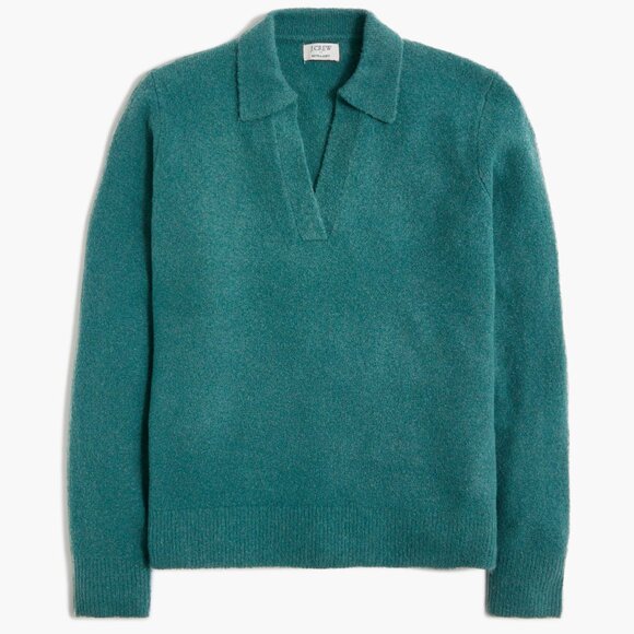 J. Crew Factory Sweaters - J. Crew Polar Jade Sweater-Polo In Extra-Soft Yarn/NWT/S